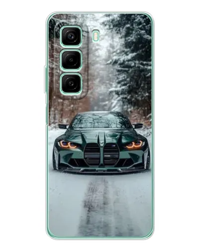 Чехол для Infinix Hot 60 с картинкой «BMW в зимнем лесу» Чехол для Infinix Hot 60 с картинкой «BMW в зимнем лесу»