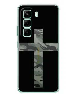 Чехол для Infinix Hot 60 с картинкой «Милитари Крест»
