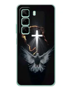 Чехол для Infinix Hot 60 с картинкой «Голубь и Свет»
