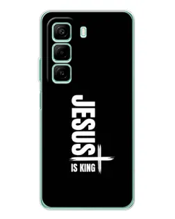 Чехол для Infinix Hot 60 с картинкой «Вертикаль веры Jesus»
