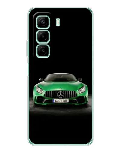 Чехол для Infinix Hot 60 с картинкой «Mercedes — неоновый лого» Чехол для Infinix Hot 60 с картинкой «Mercedes — неоновый лого»