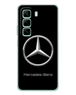Чехол для Infinix Hot 60 с картинкой «Mercedes Silver Logo»