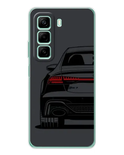 Чехол для Infinix Hot 60 с картинкой «Задняя часть Audi — арт» Чехол для Infinix Hot 60 с картинкой «Задняя часть Audi — арт»