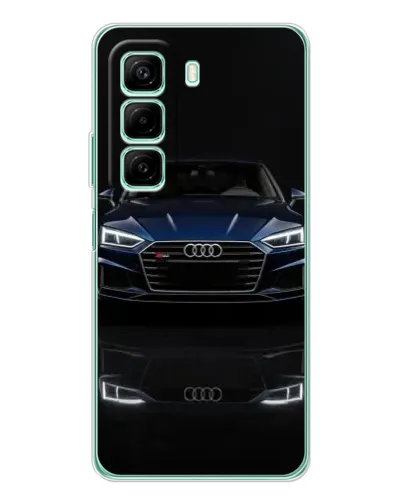Чехол для Infinix Hot 60 с картинкой «Audi — ночное отражение» Чехол для Infinix Hot 60 с картинкой «Audi — ночное отражение»