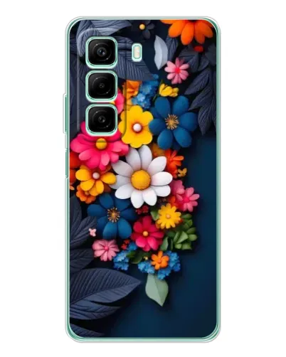 Чехол для Infinix Hot 60 с картинкой «Цветочная феерия» Чехол для Infinix Hot 60 с картинкой «Цветочная феерия»