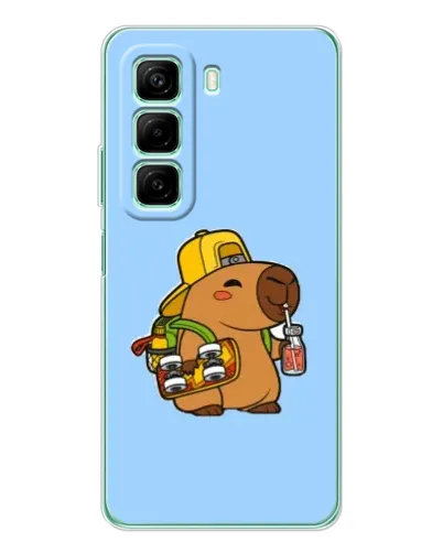 Чехол для Infinix Hot 60 с картинкой «Капибара на скейте» Чехол для Infinix Hot 60 с картинкой «Капибара на скейте»