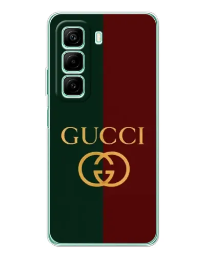 Чехол для Infinix Hot 60i с картинкой «Gucci — темно-зеленый градиент» Чехол для Infinix Hot 60i с картинкой «Gucci — темно-зеленый градиент»