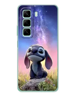 Чехол для Infinix Hot 60i с картинкой «Стич на рассвете»