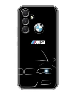 Чехол для Infinix Hot 70 Pro с картинкой «Минималистичный принт BMW M3»