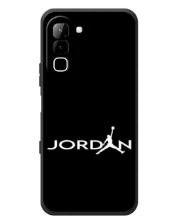 Чехол для Infinix Hot 70 с картинкой «Jordan White Logo»