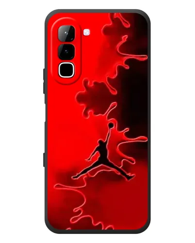 Чехол для Infinix Hot 70 с картинкой «Jordan Red Smoke»
