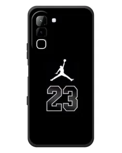 Чехол для Infinix Hot 70 с картинкой «Jordan Flight 23»