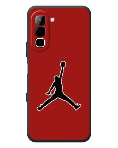 Чехол для Infinix Hot 70 с картинкой «Jordan Red Back»