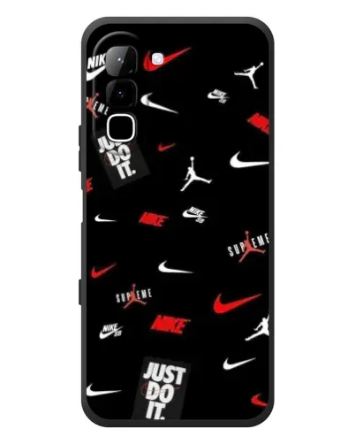 Чехол для Infinix Hot 70 с картинкой «Nike Mix Pattern»