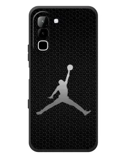 Чехол для Infinix Hot 70 с картинкой «Jordan Dark Carbon»