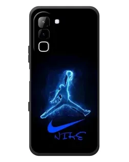 Чехол для Infinix Hot 70 с картинкой «Jordan Neon Blue»