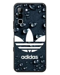 Чехол для Infinix Hot 70 с картинкой «Adidas Trefoil Blue»