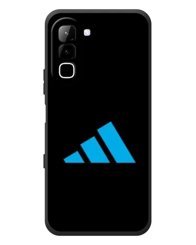 Чехол для Infinix Hot 70 с картинкой «Adidas Cyan Logo»
