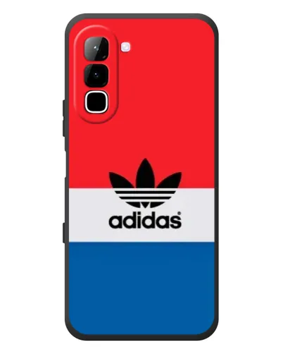 Чехол для Infinix Hot 70 с картинкой «Ретро блоки Adidas»