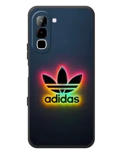 Чехол для Infinix Hot 70 с картинкой «Неоновый Adidas»