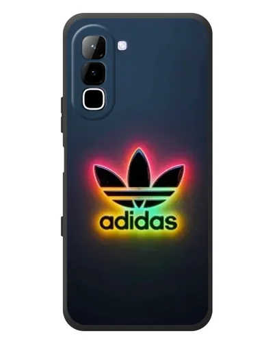 Чехол для Infinix Hot 70 с картинкой «Неоновый Adidas»