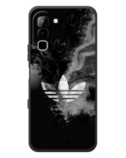 Чехол для Infinix Hot 70 с картинкой «Абстрактный дым Adidas»