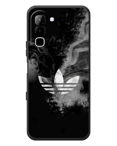 Чехол для Infinix Hot 70 с картинкой «Абстрактный дым Adidas»