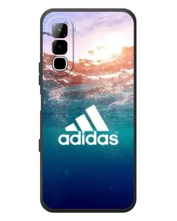Чехол для Infinix Hot 70 с картинкой «Океанская глубина адидас»