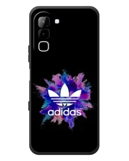 Чехол для Infinix Hot 70 с картинкой «Взрыв красок Adidas»