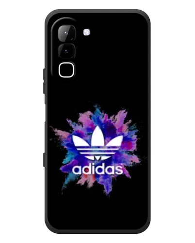 Чехол для Infinix Hot 70 с картинкой «Взрыв красок Adidas»