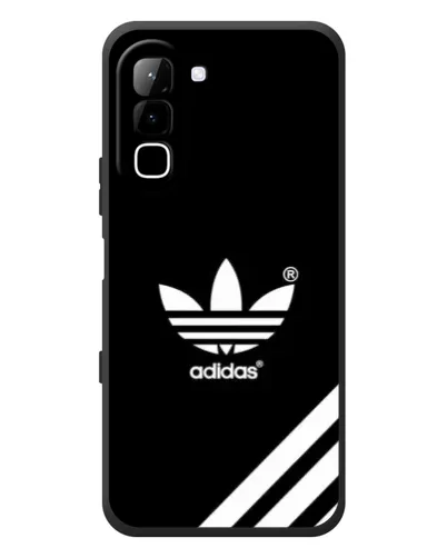 Чехол для Infinix Hot 70 с картинкой «Adidas с диагональными полосами»