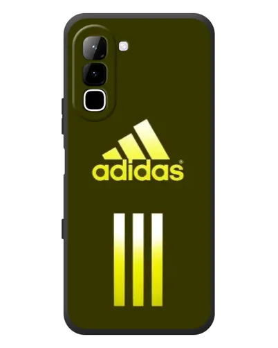 Чехол для Infinix Hot 70 с картинкой «Оливковый градиент Adidas»