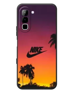 Чехол для Infinix Hot 70 с картинкой «Nike на закате солнца»