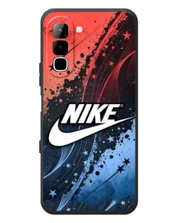 Чехол для Infinix Hot 70 с картинкой «Градиентный принт Найк»