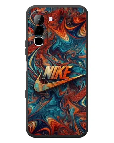 Чехол для Infinix Hot 70 с картинкой «Nike в абстракции»