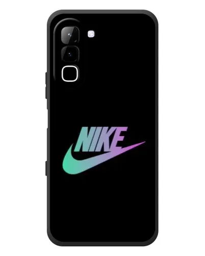 Чехол для Infinix Hot 70 с картинкой «Nike — городская ночь»