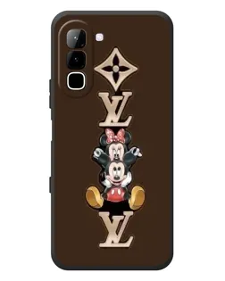 Чехол для Infinix Hot 70 с картинкой «LV и Микки Маус»
