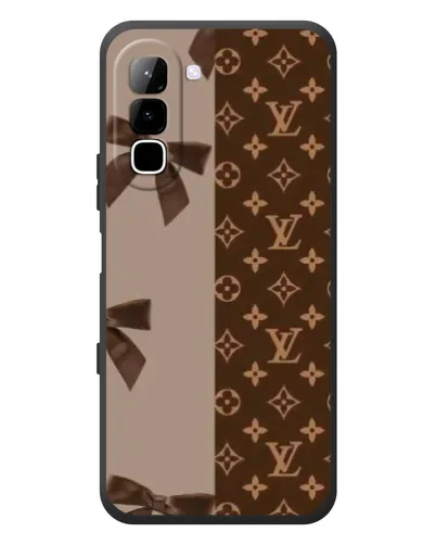 Чехол для Infinix Hot 70 с картинкой «Louis Vuitton — банты»