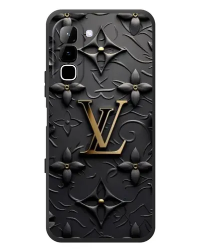 Чехол для Infinix Hot 70 с картинкой «Кожаная текстура LV»