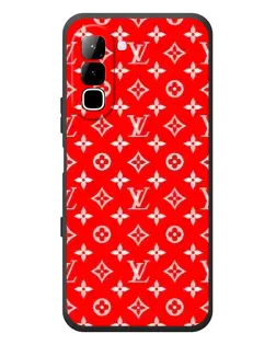 Чехол для Infinix Hot 70 с картинкой «Яркий паттерн LV»