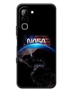 Чехол для Infinix Hot 70 с картинкой «Земля из космоса NASA»