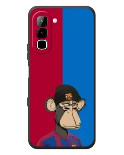 Чехол для Infinix Hot 70 с картинкой «Bored Ape — фанат Барсы» Чехол для Infinix Hot 70 с картинкой «Bored Ape — фанат Барсы»
