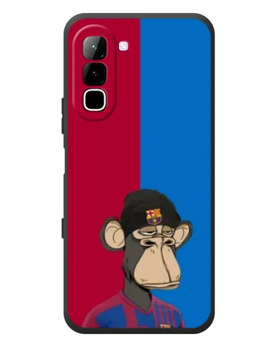 Чехол для Infinix Hot 70 с картинкой «Bored Ape — фанат Барсы» Чехол для Infinix Hot 70 с картинкой «Bored Ape — фанат Барсы»