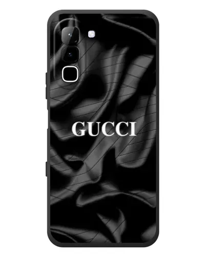 Чехол для Infinix Hot 70 с картинкой «Gucci — шелковые волны»