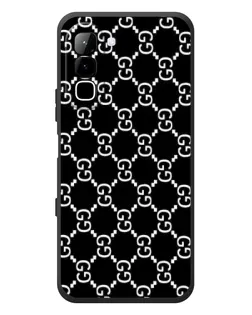 Чехол для Infinix Hot 70 с картинкой «Gucci — сетчатый паттерн»