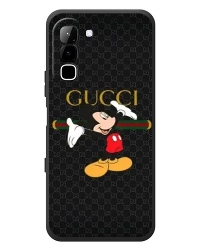 Чехол для Infinix Hot 70 с картинкой «Микки Маус Gucci»