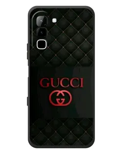 Чехол для Infinix Hot 70 с картинкой «Gucci — стеганый черный»