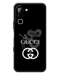 Чехол для Infinix Hot 70 с картинкой «Gucci — серебряная змея»