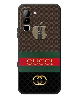 Чехол для Infinix Hot 70 с картинкой «Gucci — брендированный десерт»
