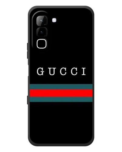 Чехол для Infinix Hot 70 с картинкой «Gucci — красный пояс»